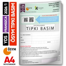 Karakutu Yayınları Yds Fransızca 2026/1 Yabancı Dil Sınavı Ösym Tıpkı Basım Çıkmış Soru Deneme Kitapçığı (E-Yds Uygun)