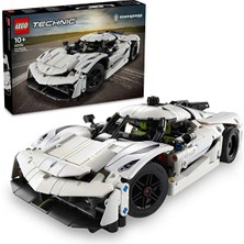 LEGO ® Technic Koenigsegg Jesko Absolut Beyaz Hiper Araba 42184 - 801 Parça Hediyelik Oyun Seti