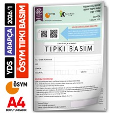 Karakutu Yayınları Yds Arapça 2026/1 Yabancı Dil Sınavı Ösym Tıpkı Basım Çıkmış Soru Deneme Kitapçığı (E-Yds Uygun)