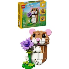 LEGO ® Creator 3’ü 1 Arada Sevimli Hamster ile Çiçek 31376 – 7+ Oyuncak Yapım Seti (116 Parça)
