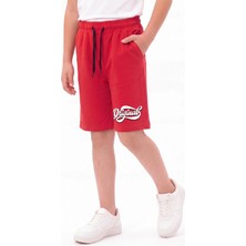 Fyk Kids Original Baskı Detaylı Beli Lastikli Çift Cepli Yazlık Erkek Çocuk Kapri