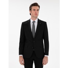 Cacharel Erkek Siyah Slim Fit Ceket 50270131-VR046