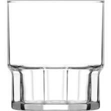 Lav Calista Cam Su Bardağı 6'lı 400 ml (Bulaşık Makinesinde Yıkanabilr.)