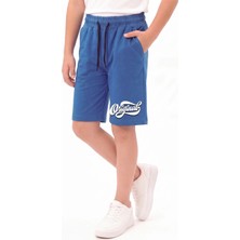 Fyk Kids Original Baskı Detaylı Beli Lastikli Çift Cepli Yazlık Erkek Çocuk Kapri