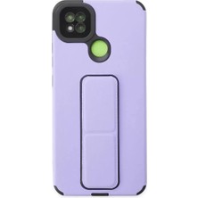 Sb Shopping Redmi 9c Kılıf Mega Standlı Silikon - Lila
