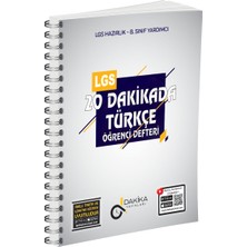 Dakika Yayınları Lgs 20 Dakikada Türkçe Öğrenci Defteri