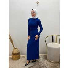 JOOQSTORE Taş Detaylı Drapeli Elbise