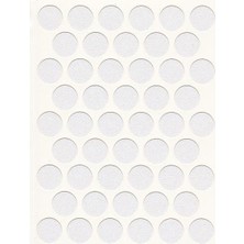 Sb Shopping Yapışkanlı Vida Tapası (Beyaz) 10 mm