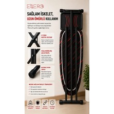 Esero Mabel Crome MB770 Smartboard Ütü Masası Katlanabilir Geniş Yüzeyli Metal Gövdeli Büyük Boy Ütü Masası