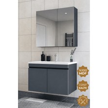 Teta Home Tokyo 65 cm Mdf Banyo Dolabı Seti