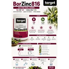 Target BORZINC816 Zeytine Özel Bor ve Çinko Gübresi 500 gr