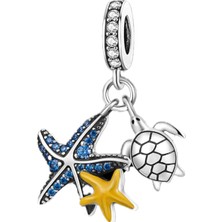 Fubena Deniz Yıldızı ve Kaplumbağa Sallantılı Charm