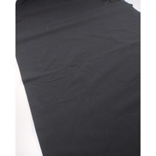 Kumaş Parça Siyah Pamuklu Dokuma Kumaş Tok Dolgun Duruşlu Gömleklik & Elbiselik 150X360CM