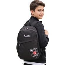 Beşiktaş Orijinal Lisanslıgümüş Logo Detaylı Comfort Sırt Çantası