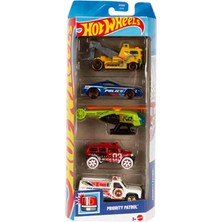 Hot Wheels Beşli Araba Seti Priority Patrol JKG09