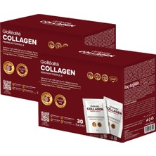 Tip 1 & 3 Hidrolize Kolajen Peptitleri 10.000 Mg, Hiyalüronik Asit, Glutatyon, Elastin, C Vitamini | 30 Saşe (2 Kutulu Avantaj Paketi)