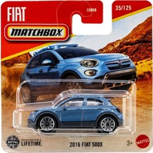 Hot Wheels Matchbox 2016 Fiat 500X - Blue Sky Metalic (1/64) 2025 Case