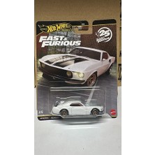 Hot Wheels Premium 1969 Ford Mustang Boss 25. Yıl Fast And Furious Metal Gövde Ölçekli Model HNW46
