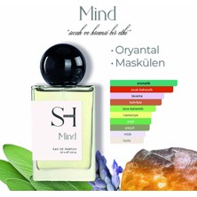 Sh Fragrances Mind Edp Erkek Parfüm | Oryantal-Aromatik | Kakule-Nane | Lavanta | Kehribar,-Paçuli-Misk, 50ML