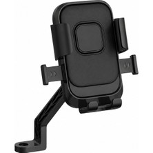 Microcase Universal Motosiklet Bisiklet Için Şok Emici Güvenli Kilitleme Sistemli Telefon Tutucu AL5744