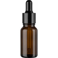 Özden Ambalaj 10 ml Amber Cam Damlalıklı Şişe – Siyah Pipetli Serum ve Esans Şişesi