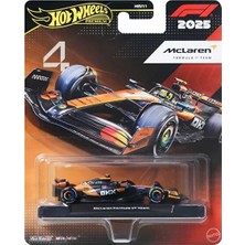 Hot Wheels Premium Mclaren Formula 1 Yarış Arabası Metal Gövde 1:64 Ölçek Gerçekçi Detaylar