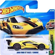 Hot Wheels 2016 Ford GT Race /course 1:64 Ölçekli Gerçekçi Detaylar ile Sınırlı Üretim  2026 Seri̇si̇