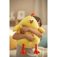 Miniso Lisanslı Dundun Serisi Tombul Tavuk Peluş Oyuncak – Yumuşak ve Büyük Uyku Arkadaşı 30 cm
