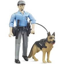 Bruder Polis Figürü & Polis Köpeği BR62150