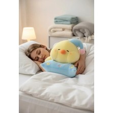 Miniso Bıbı Civciv Uyku Peluş Oyuncak ve Yastık – Yumuşak Konforlu Uyku Arkadaşı 25 cm