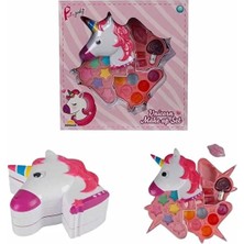 Sunman 2602 Unicorn Şekilli 3 Katlı Makyaj Güzellik Seti