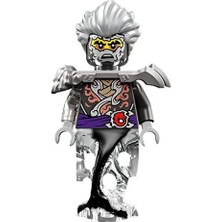 LEGO Aksesuar Custom Minifigür Minifigure Ninjago Hayalet Ninja Cinder - Dragons Rising