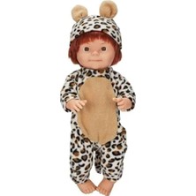 Sunman Bebelou Kostüm Partisi Bebeği 40 cm - Leopar Kostümlü Bebelou