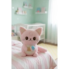 Miniso Lisanslı Çöl Yıldızı Peluş Oyuncak 40 cm – Dondurmalı Pembe Tasarım