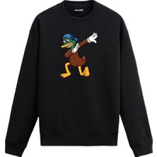Colermi Dabbing Ördek Baskılı Sweatshirt