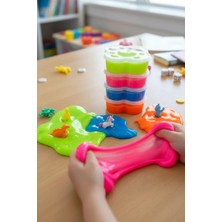 Miniso Sino Neon Slime Oyun Jeli 140 gr – Pati Kutulu Esnek Eğlenceli Doku