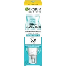 Defne Store Saf ve Temiz Bha Niasinamid Günlük Güneş Koruyucu Fluid Yüz Kremi SPF50, 40 ml
