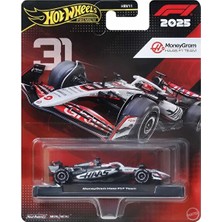 Hot Wheels Premium Formula 1 Yarış Arabası Tekli Paket HRV11 - JKD78 Moneygram Haas F1 Team (#31)