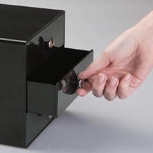 Defne Store 35360ES 3 Çekmeceli Organizer, Akrilik, Siyah