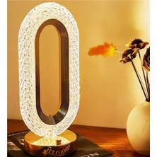 Trendlifeoto Dekoratif Şarjlı Kristal Elmas Masa Lambası Dokunmatik Romantik LED Gece Lambası Ayarlı Premium Kalite