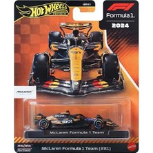 Hot Wheels Premium Formula 1 Yarış Arabası Tekli Paket HRV11 - JBM25 Mclaren Formula 1 Team