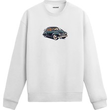 Colermi Klasik Otomobil Temalı Sweatshirt