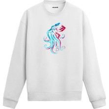 Colermi Ahtapot Baskılı Sweatshirt