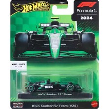 Hot Wheels Premium Formula 1 Yarış Arabası Tekli Paket HRV11 - JBM23 Kick Sauber F1 Team