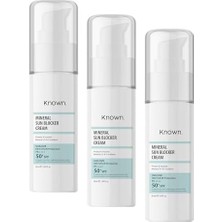Defne Store Known Mineralli Ultra Nemlendirici Güneş Koruyucu Krem Spf 50+, 50 ml (3 Paketi)