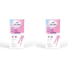 Defne Store Vi-Vet Sir Ağda Bant Seti Pudralı (Yeni), 41 Adet 2li Paket