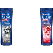 Defne Store Kepeğe Karşı Etkili Şampuan Yoğun Arındırıcı Kömür ile 350 Ml(2) Clear Men Kepeğe Karşı Etkili Şampuan Hızlı Stil 2'si 1 Arada Kolay Şekil Alan Saçlar 350 ml Mavi(1)
