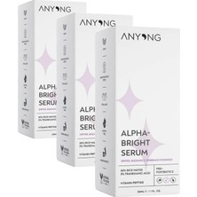 Defne Store Anyong Alfa Arbutin Aydınlatıcı, Leke Karşıtı, Ton Eşitleyici Serum 30 ml (Pirinç Suyu & Traneksamik Asit) (3 Paketi)
