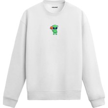 Colermi Basketbol Toplu Uzaylı Figürlü Sweatshirt