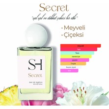 Sh Fragrances Secret Edp Kadın Parfüm | Çiçeksi-Meyveli | Çilek-Şakayık-Ananas | Orkide-Misk, 50ML